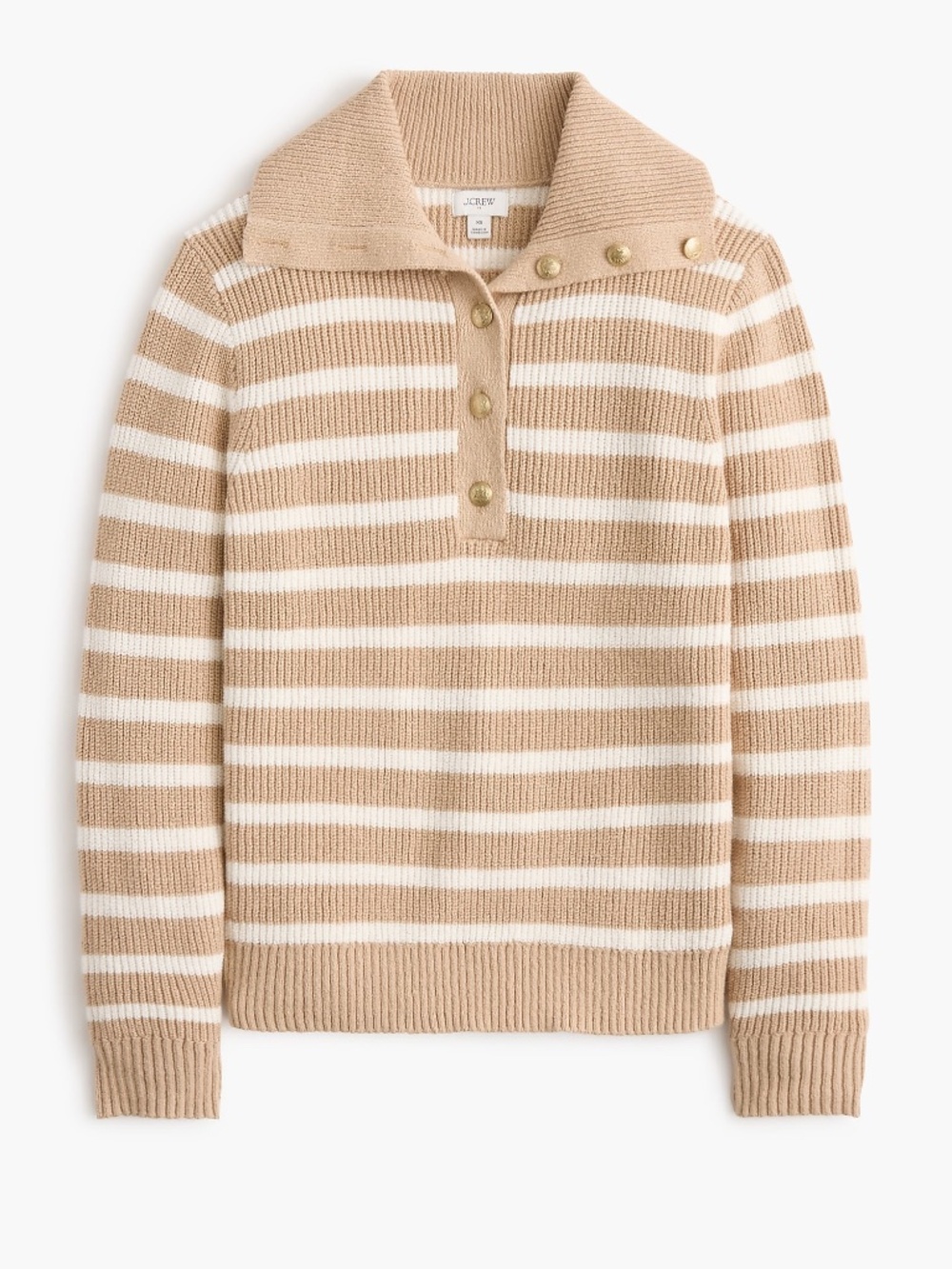 NWT J.Crew Factory Button-neck Sweater